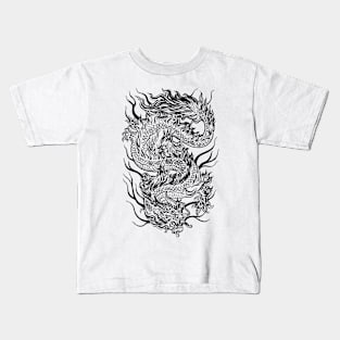 Japanese Dragon Kids T-Shirt